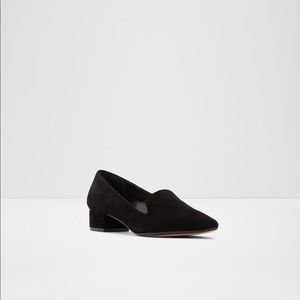 Aldo Vigoma Loafers with Block Heel in Black